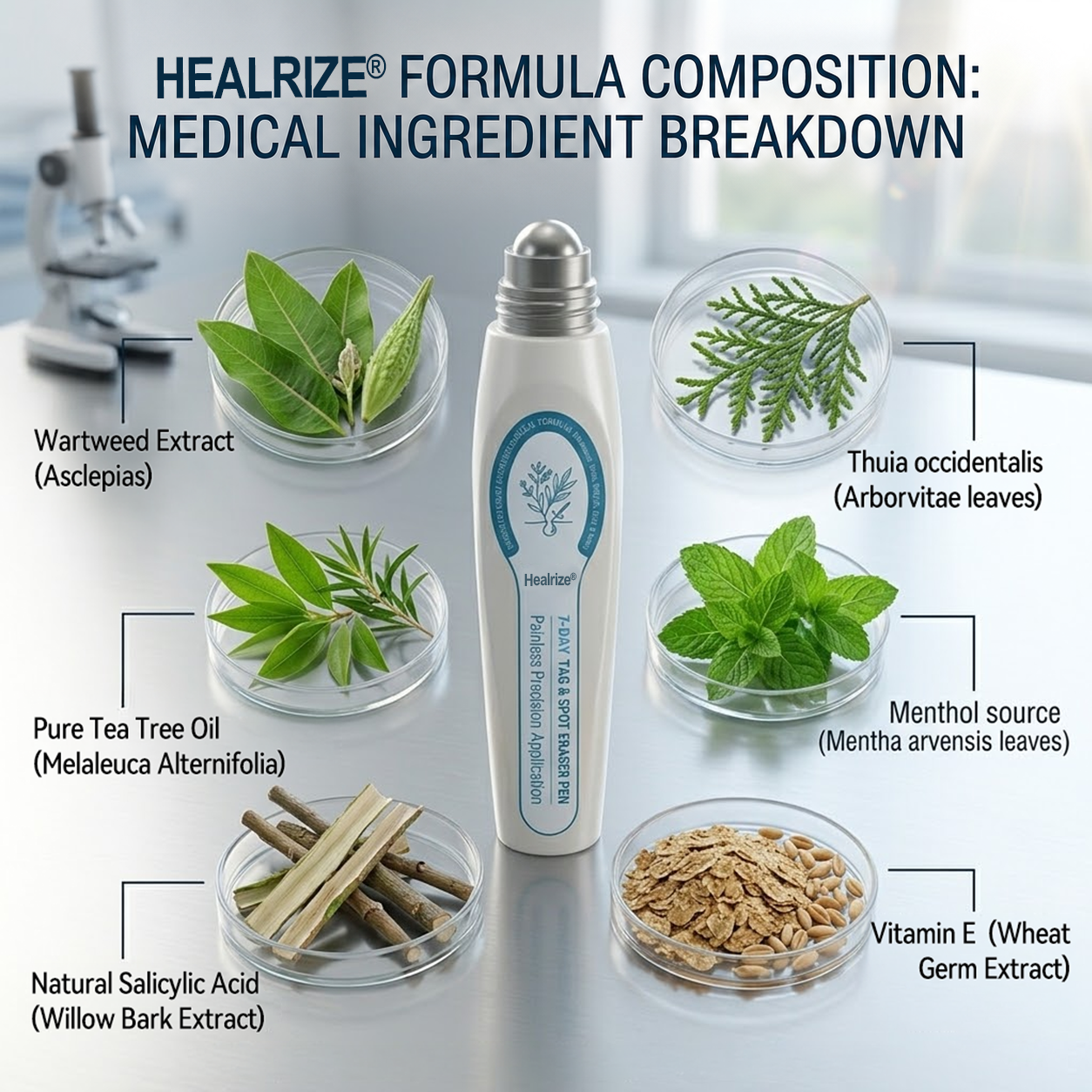 Healrize® 7-Tage Hautmal- & Flecken-Entferner 💫(Schmerzfrei, Narbenfrei mit Rollball-Applikator)💫