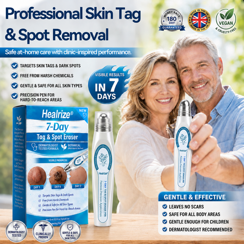 Healrize® 7-Tage Hautmal- & Flecken-Entferner 💫(Schmerzfrei, Narbenfrei mit Rollball-Applikator)💫