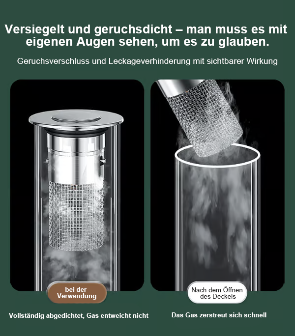 Letzter Tag: -49% auf den Pop-Up Ablaufgarnitur mit Sieb 🔥🐳– Gerüche entfernen und Verstopfungen vorbeugen