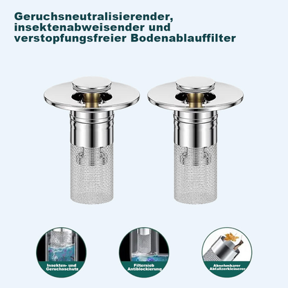 Letzter Tag: -49% auf den Pop-Up Ablaufgarnitur mit Sieb 🔥🐳– Gerüche entfernen und Verstopfungen vorbeugen